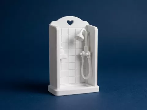 Dollhouse Shower Cabin 3D Model