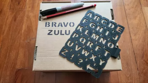 Alphabet Stencil