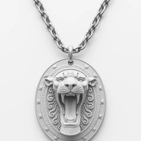 Liverpool Lion Necklace STL – 3D Printable Sculpture-Inspired Pendant by muguet