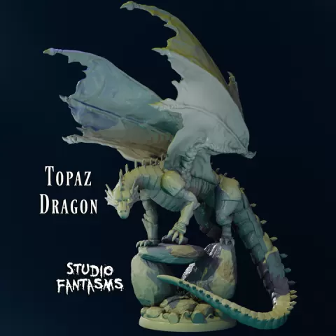 Topaz Dragon by Studio Fantasms