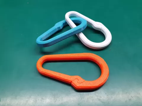 🔐 Carabiner with lock hook