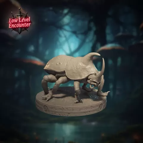 Rhinoceros Beetle by Low Level Encounter