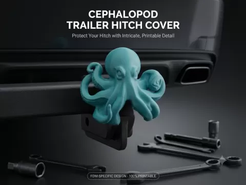 Octopus Trailer Hitch Cover 2-Inch Receiver