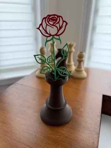 Chess Rook Vase