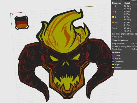 Flaming Daemon