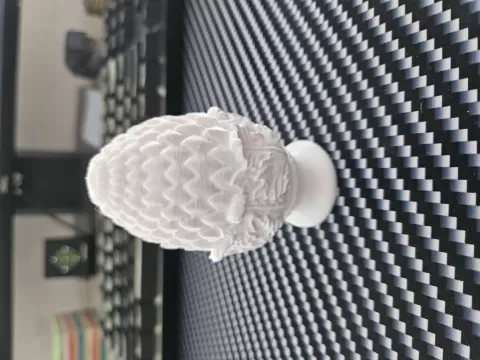 Pinecone Curtain Rod Finial (Modified for Ikea Räcka curtain rod)