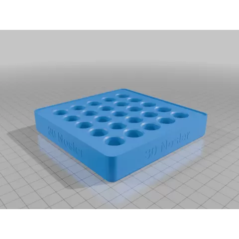 30 Nosler Stacking Loading Block - Solid and Vase Mode