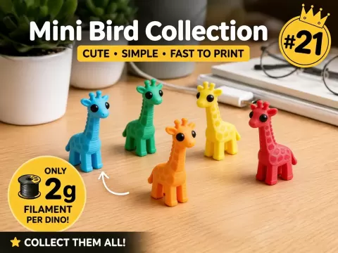 Mini Giraffe Fidget - Micro Zoo
