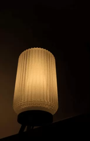 Corn Table Lamp – E27 | Ripple Weave Shade