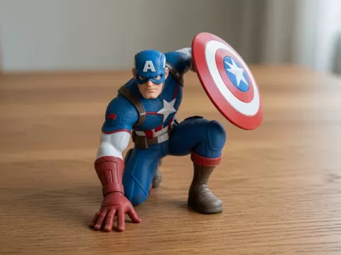 Captain America Landing Figure | Marvel
