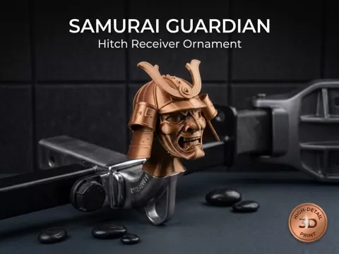 Samurai Guardian Trailer Hitch Cover