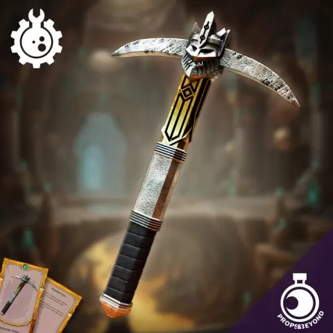 Dwarven Pickaxe by Props&Beyond