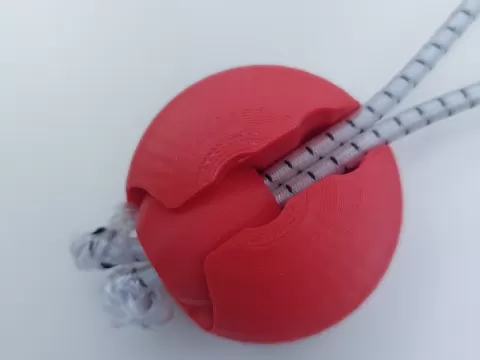 Bungee cord balls holder
