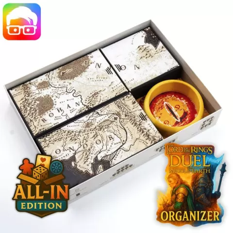 LOTR Duel for Middle-earth board game ALL-IN organizer by @ammedia3d by am-media.biz