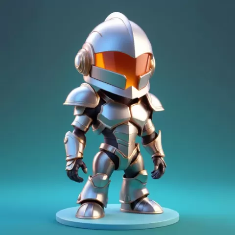 Futuristic Armor 3D Print Model