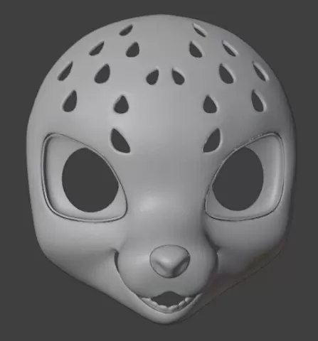 Fursuit base mask