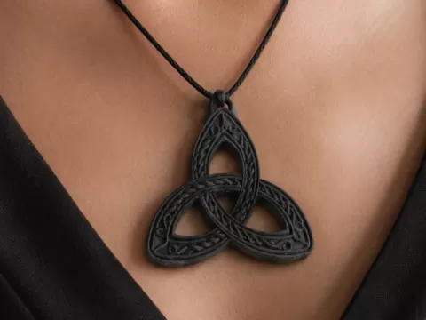 Triquetra Knot Pendant - Celtic Jewelry Charm