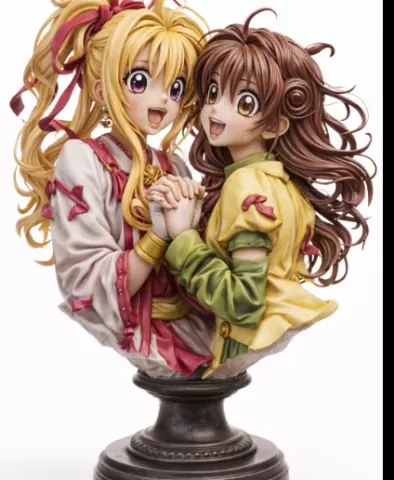 Busto Jeanne y Maron