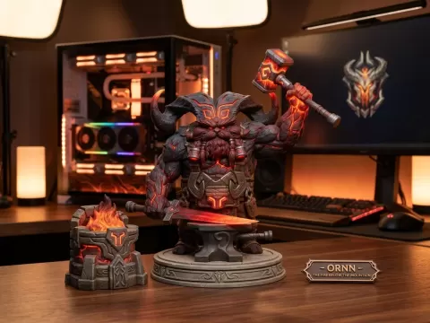 Ornn, Fire Below the Mountain - LoL Figurine