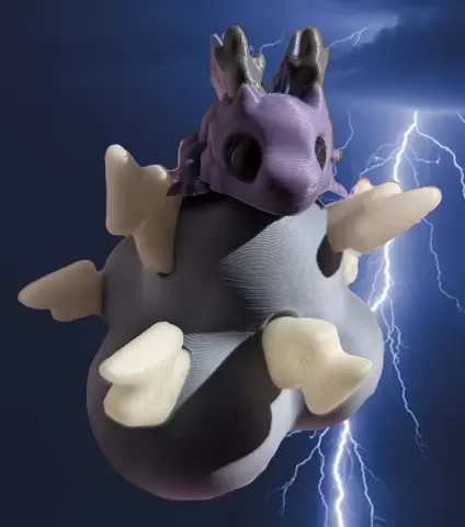 Storm Cloud and Box for Dragons - 2 Versions