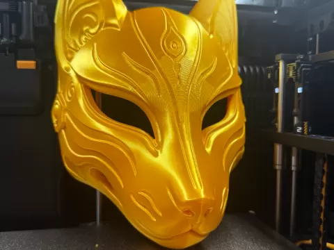 Kitsune Inspired Mask