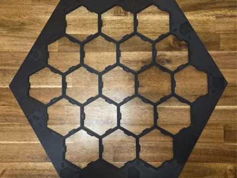 Catan + Seafarers Hex Holders + Frame (3-4 + 5-6)