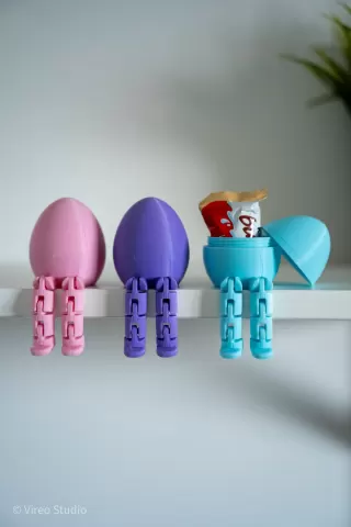 FLEGGY - Flexible Easter Egg - Screw-Top Container & Fidget Toy