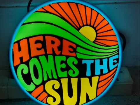 Here Comes the Sun Lightbox