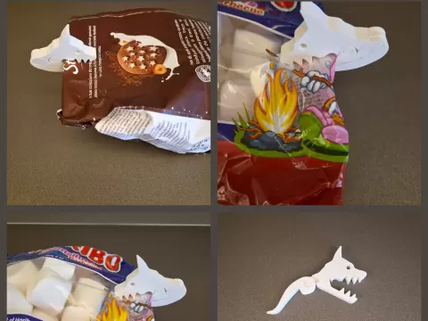 Clip Chiudi Sacchetti a Forma di Cane