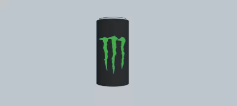 Monster Energy Can Croc Charm