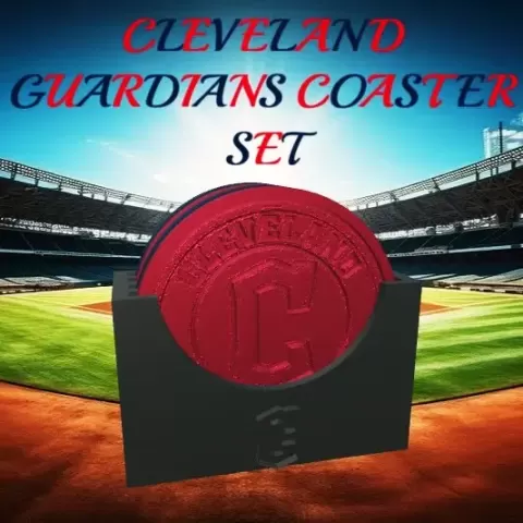 Cleveland Guardians Coaster Set (MLB)