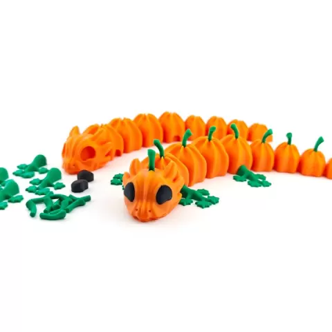 Pumpkin Dragon by NeonGraveStoneArt
