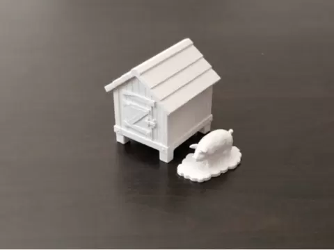 Pig Shelter / Mini Pigsty