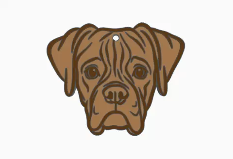 Boxer Earring.stl