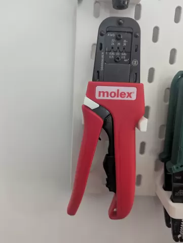 Molex Crimping Tool Holder for Ikea Skadis