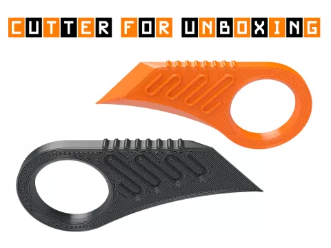 Cutter for unboxing