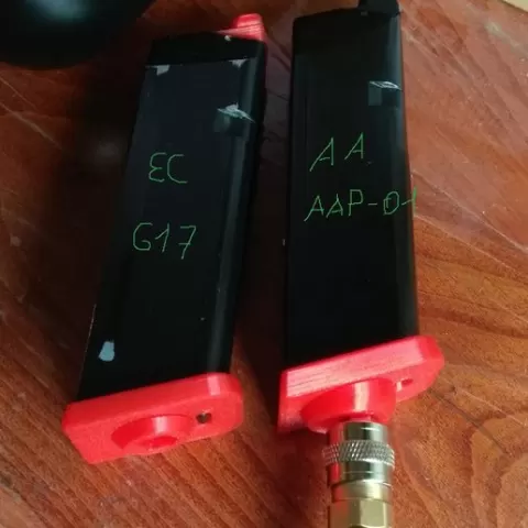 HPA magazine base ActionArmy aap01 \ Пятка магазина aap под ВВД штуцер.
