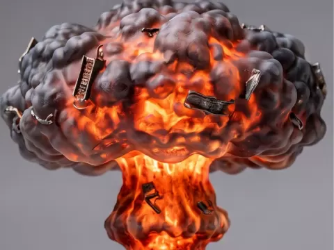 Tactical Nuclear Explosion – Atomic Mushroom Cloud
