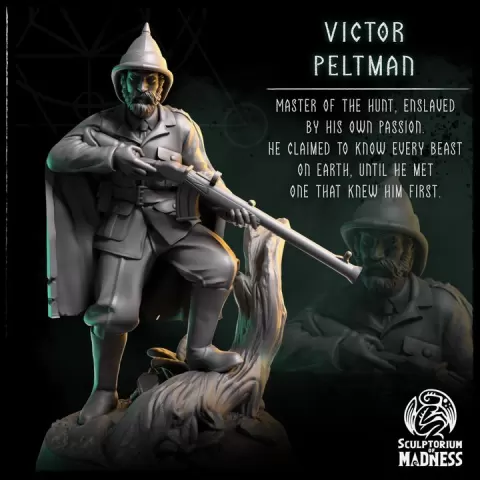 Victor Peltman - Cthulhu Investigator by Sculptorium of Madness
