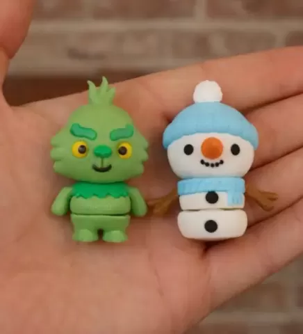 Grinch and Snowman Minis