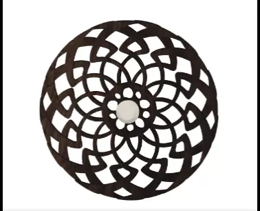 Spiral Kinetic Wall Art