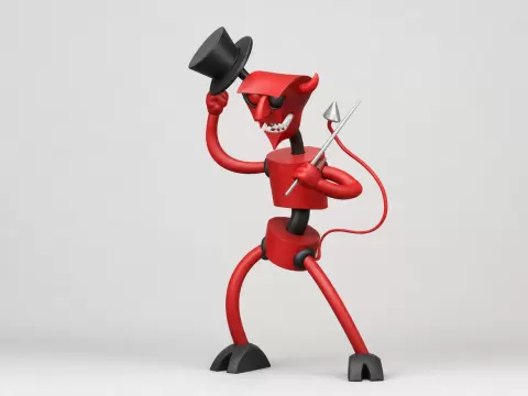 The Robot Devil: Lord of Robot Hell - High-Detail