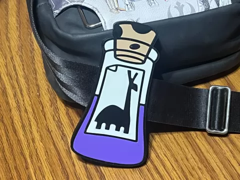 Llama Poison Bag Strap Charm
