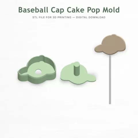 Baseball Cap Cake Pop Mold