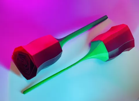 Low Poly Rose Stem [Updated!]