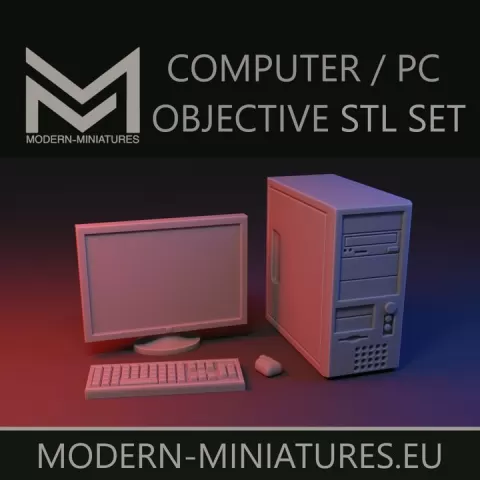 Computer Objective Set by Modern-Miniatures.eu