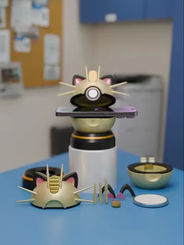 Meowth Pokeball Magsafe