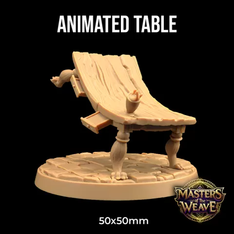 Animated Table | PRESUPPORTED | Masters of The Weave by The Dragon Trappers Lodge
