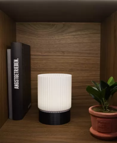 Vaniso Lamp Shade - wave 100mm height