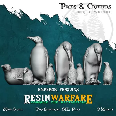 Emperor Penguins - Props&Critters: Animals of the World by ResinWarfare